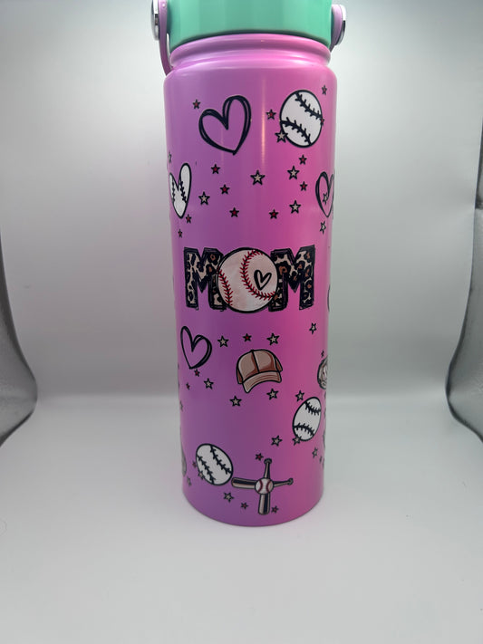 Baseball mom 24 oz tumbler