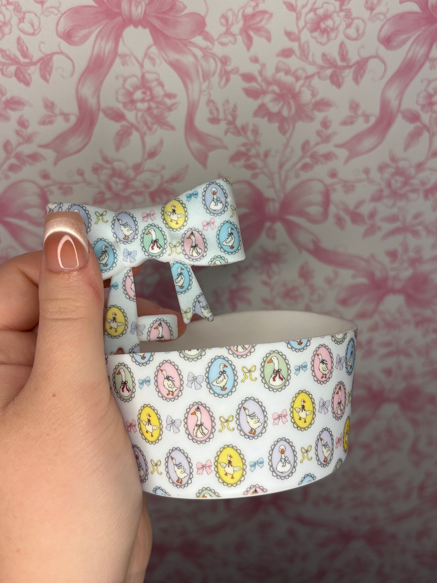 Goose Straw topper and cup boot set