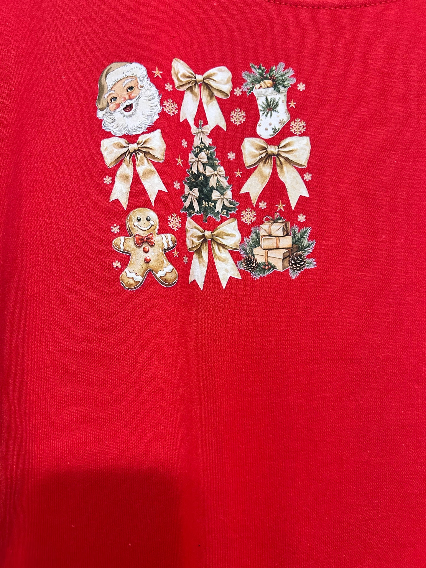 Bougie snowman crewneck sweatshirt