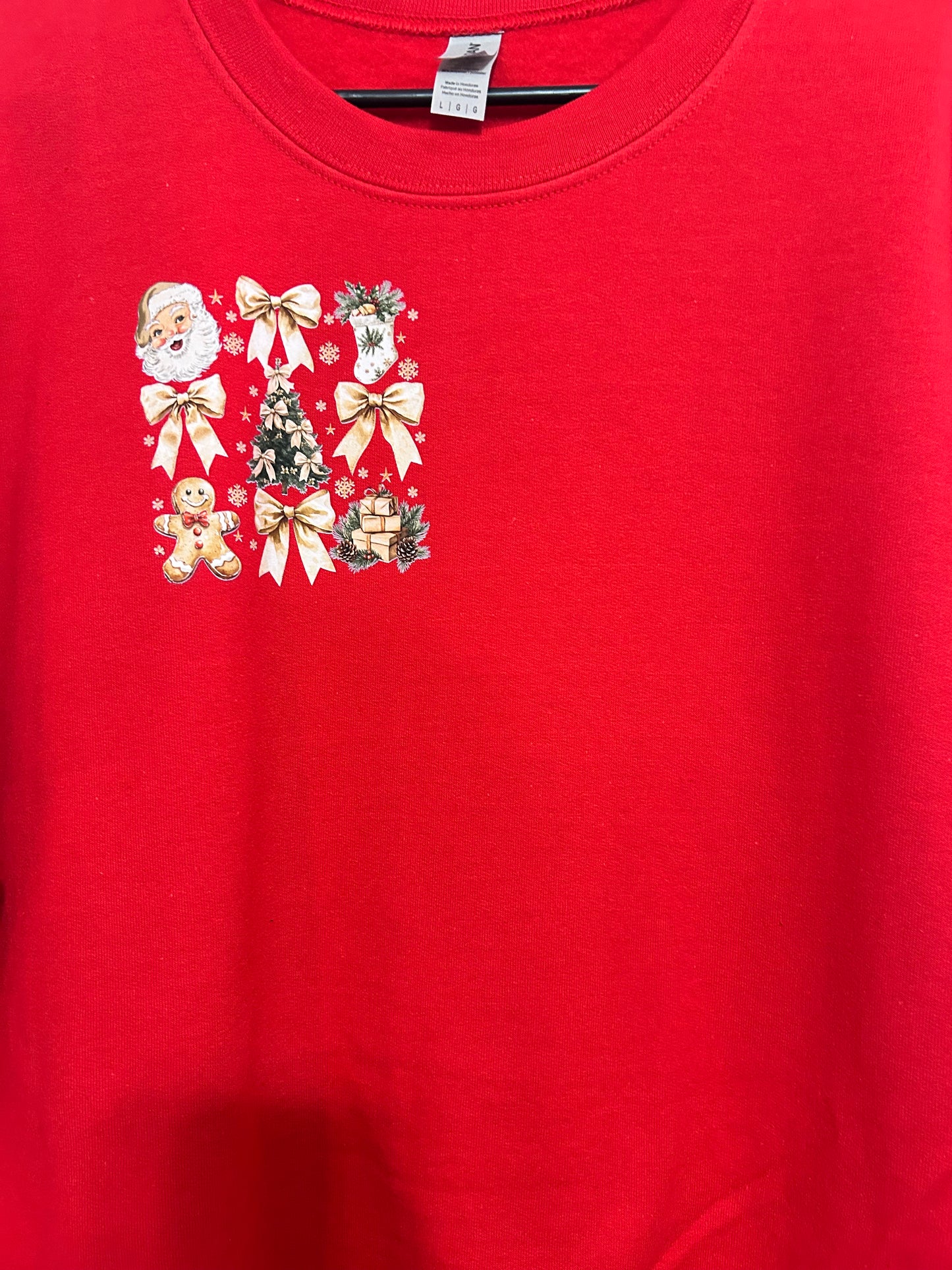 Bougie snowman crewneck sweatshirt