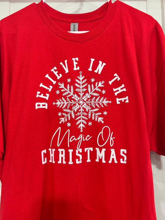 Believe in the magic of Christmas T-shirt