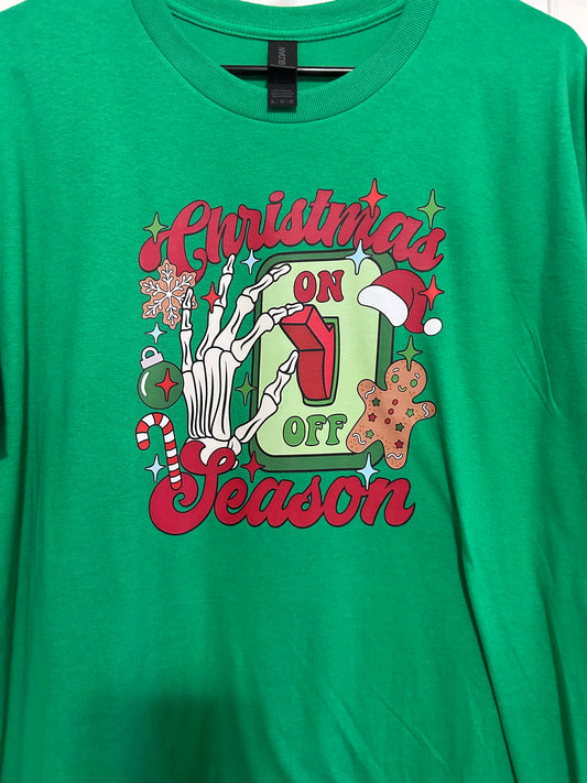 Christmas season switch T-shirt