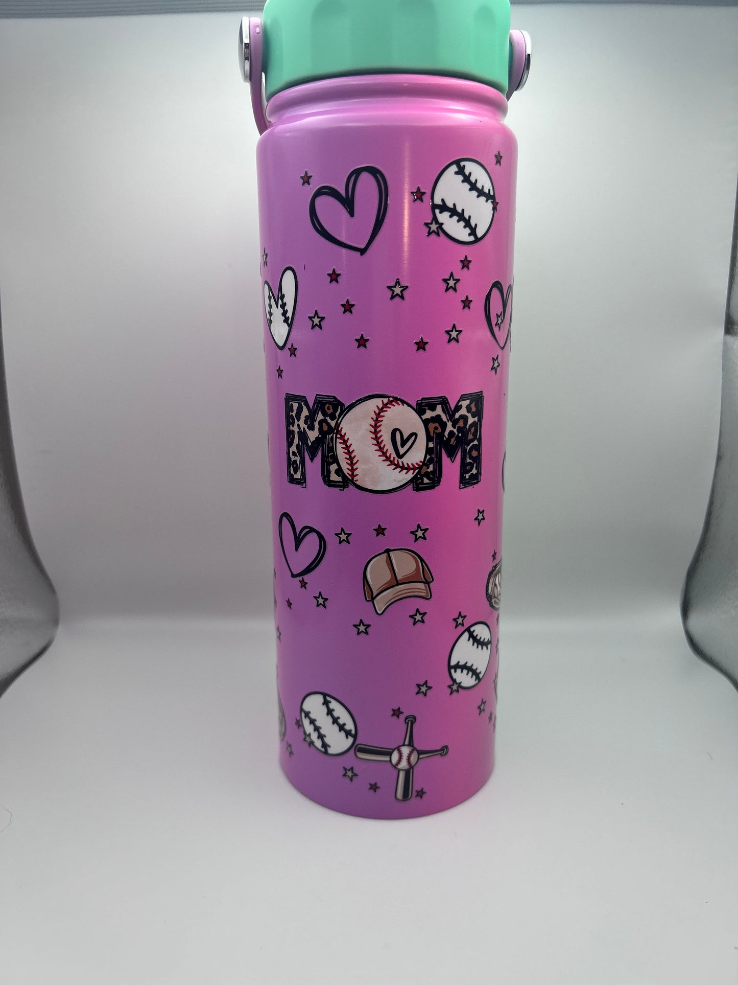 Baseball mom 24 oz tumbler