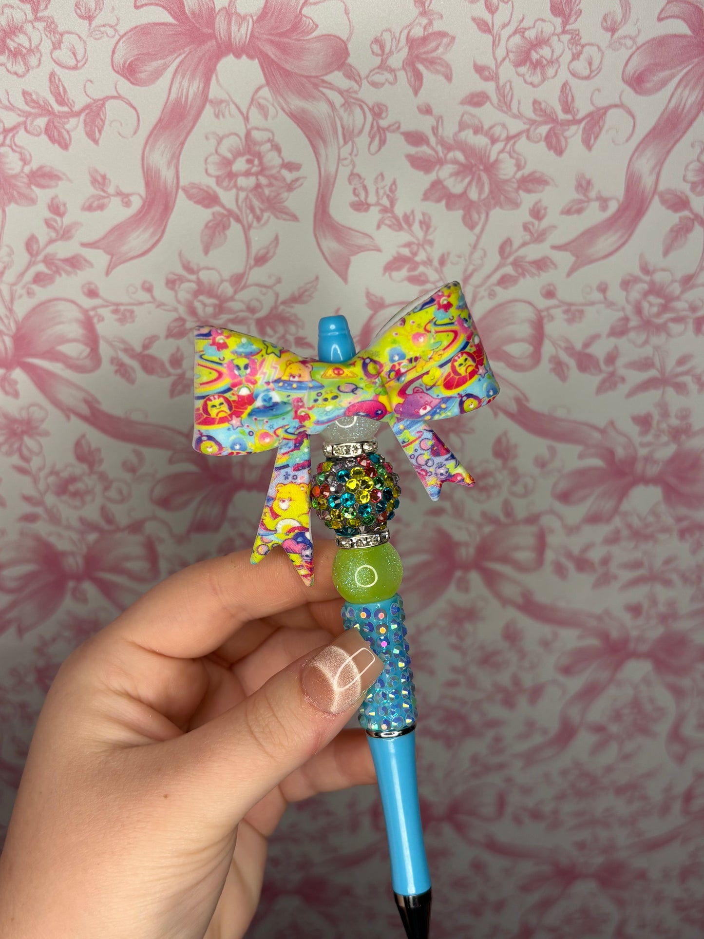 Neon bear pen