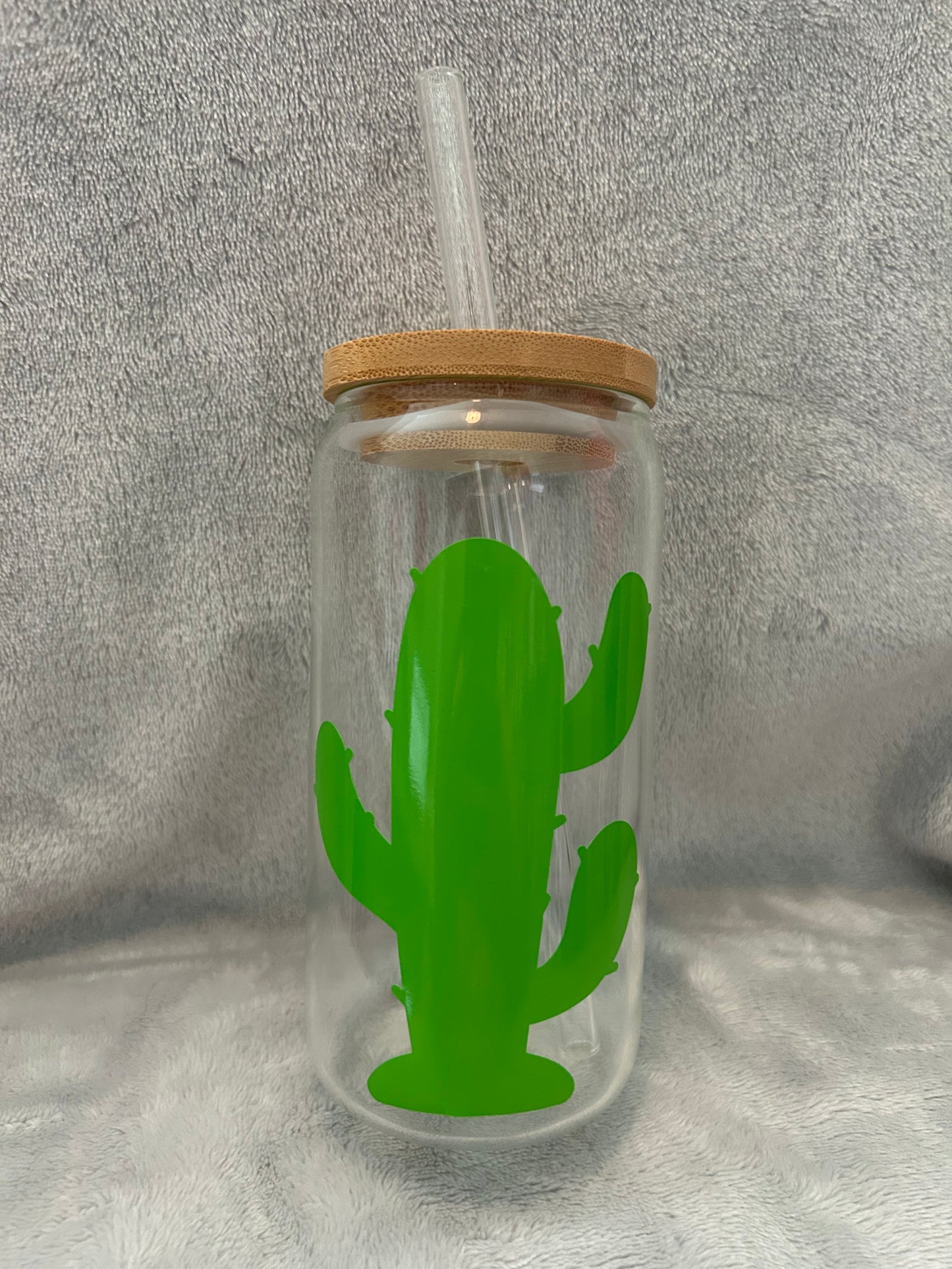 Cactus 16 oz Libby glass