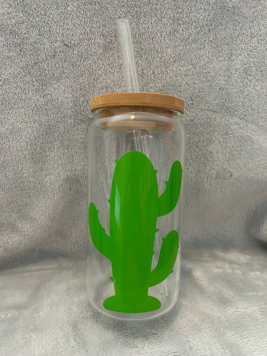 Cactus 16 oz Libby glass