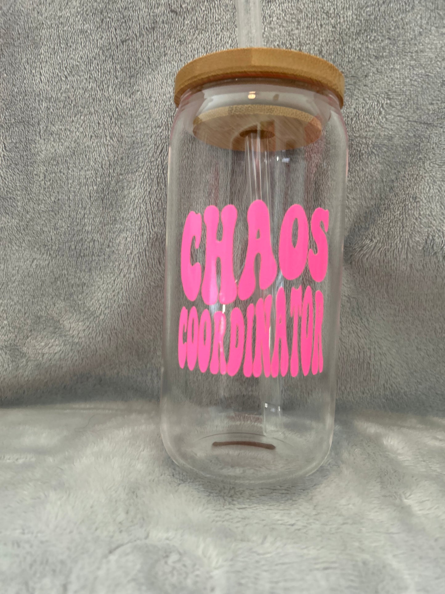 Chaos coordinator 16 oz Libby glass