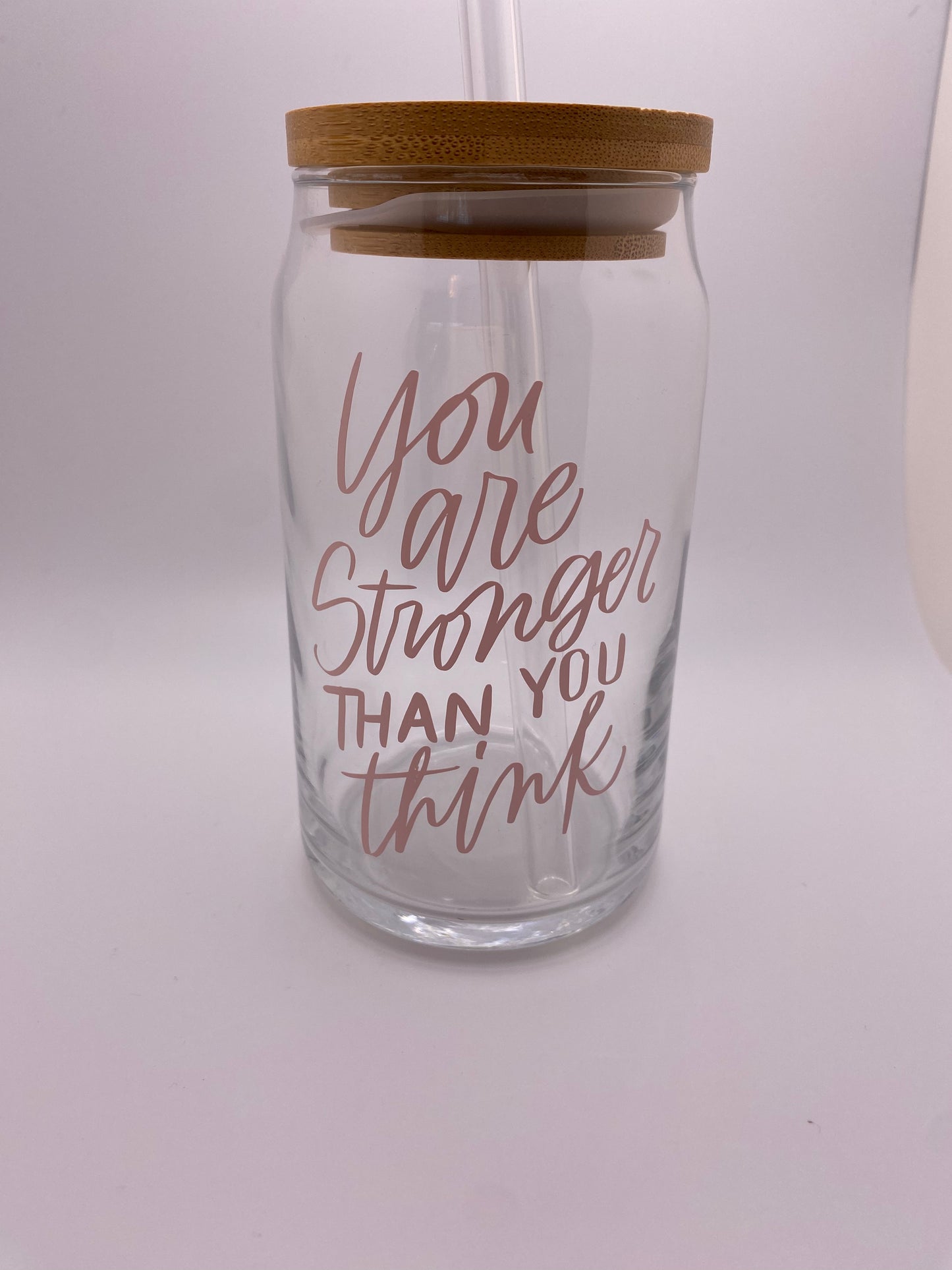 You are stronger than you think.  16 oz Libby Cup/libby glass