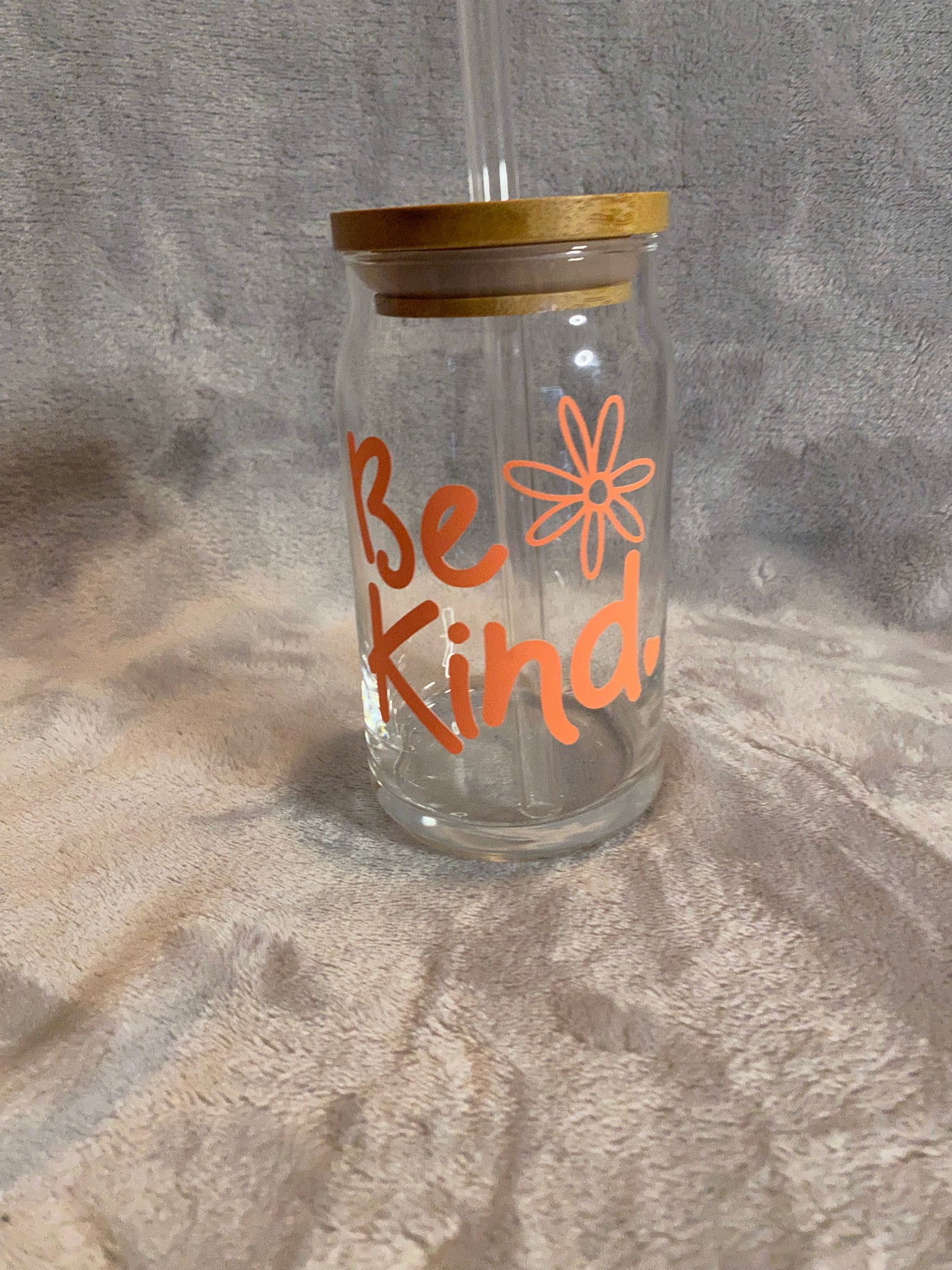 Be kind, 16 oz Libby Cup/libby glass