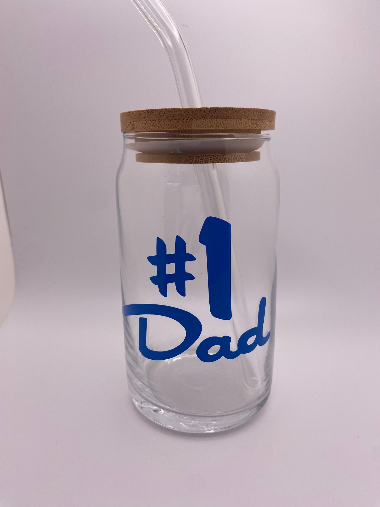 #1 dad 16 oz Libby Cup/libby glass