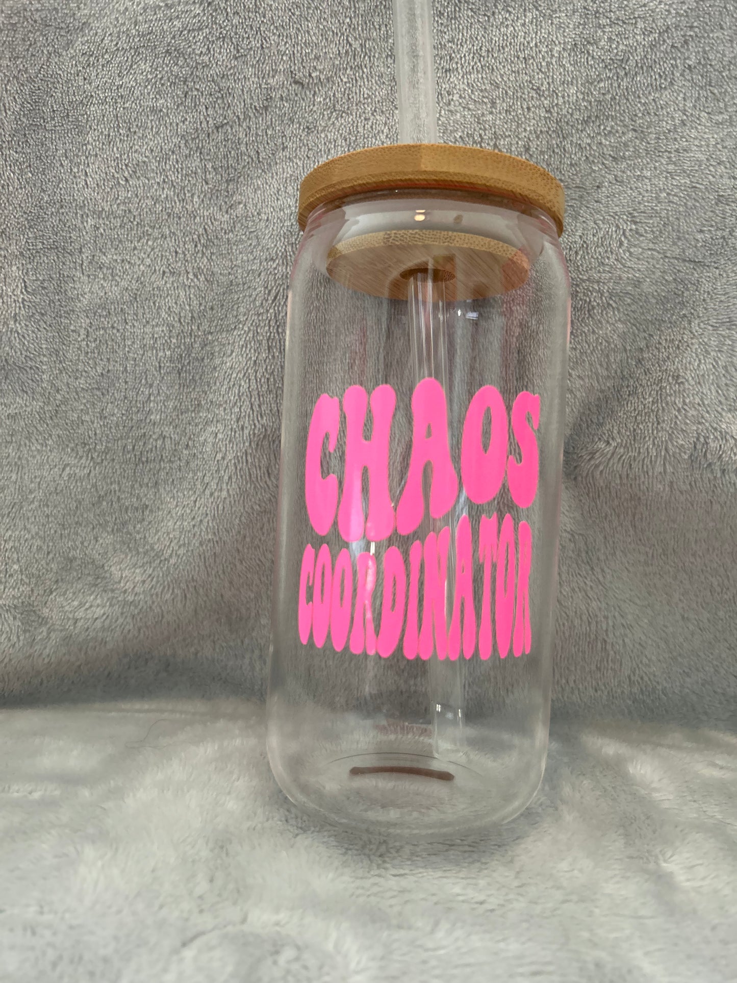 Chaos coordinator 16 oz Libby glass