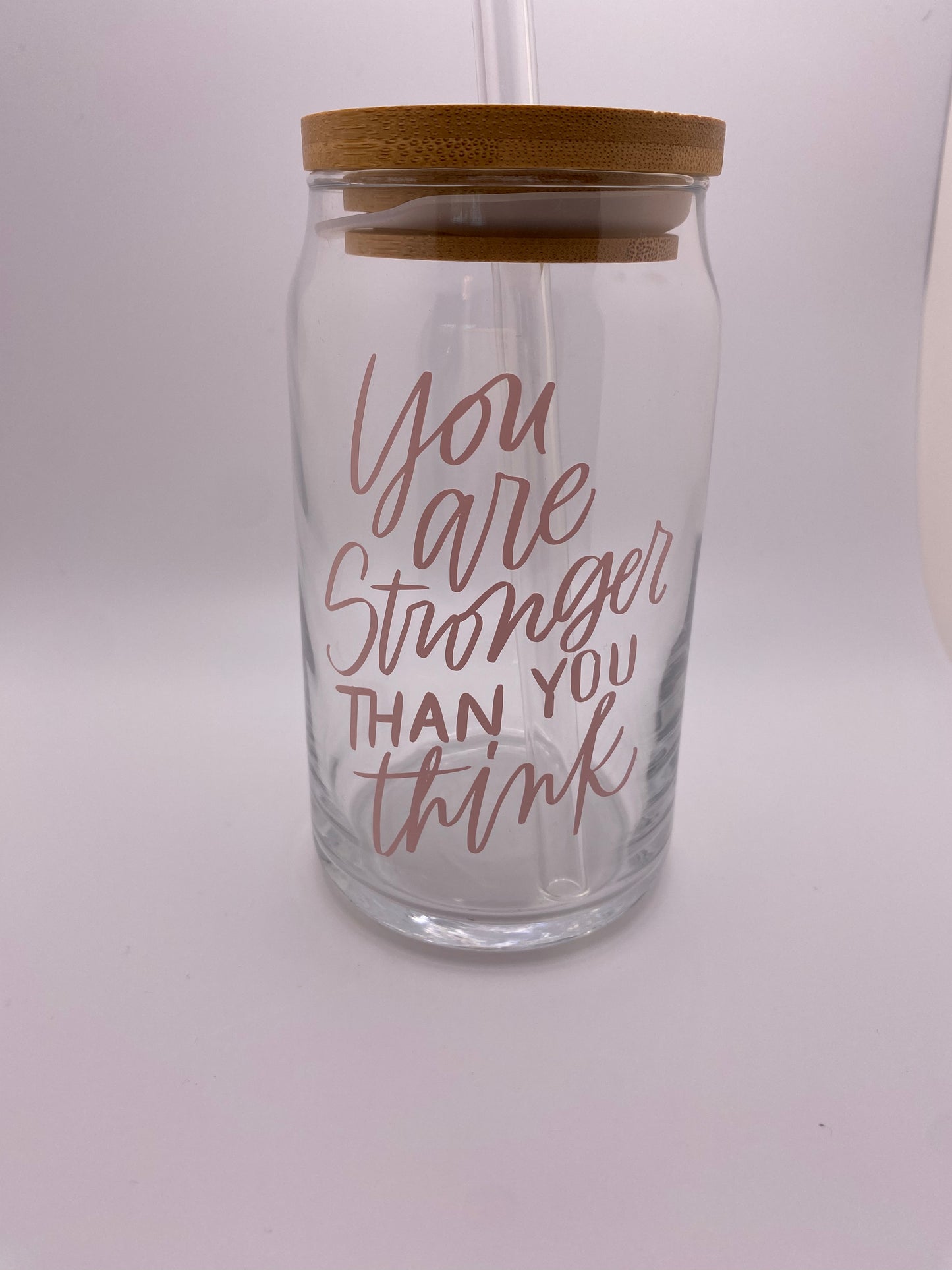 You are stronger than you think.  16 oz Libby Cup/libby glass