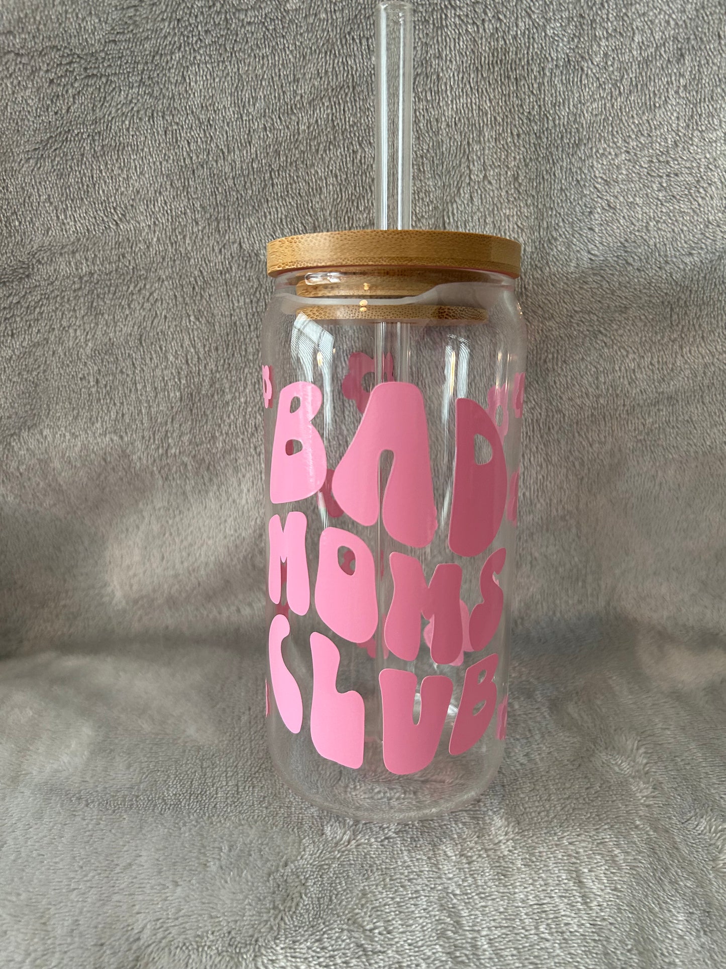 Bad moms club, 16 oz Libby glass