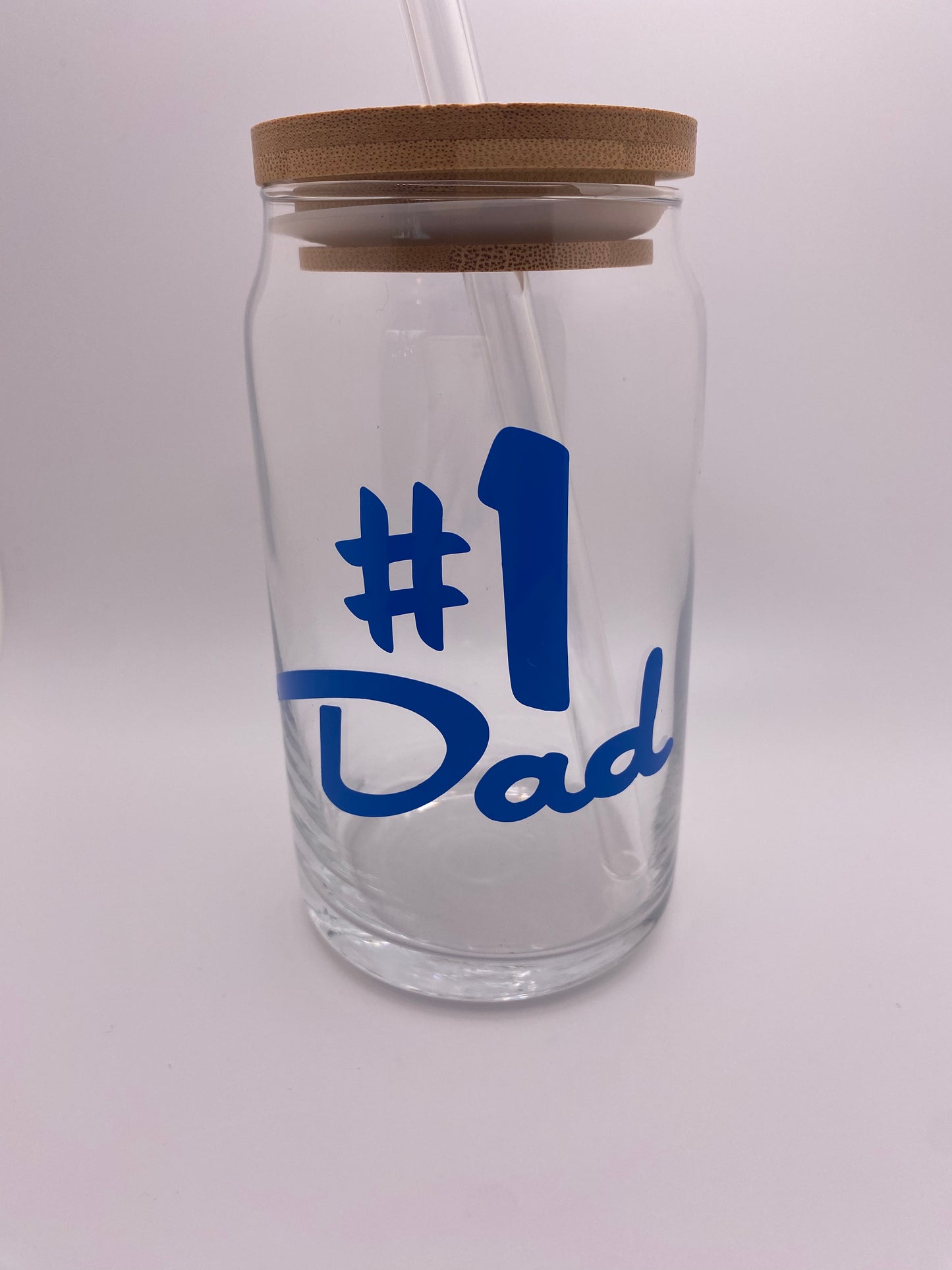 #1 dad 16 oz Libby Cup/libby glass