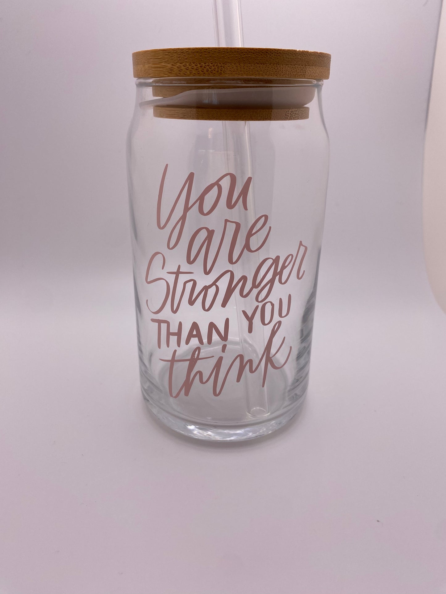 You are stronger than you think.  16 oz Libby Cup/libby glass