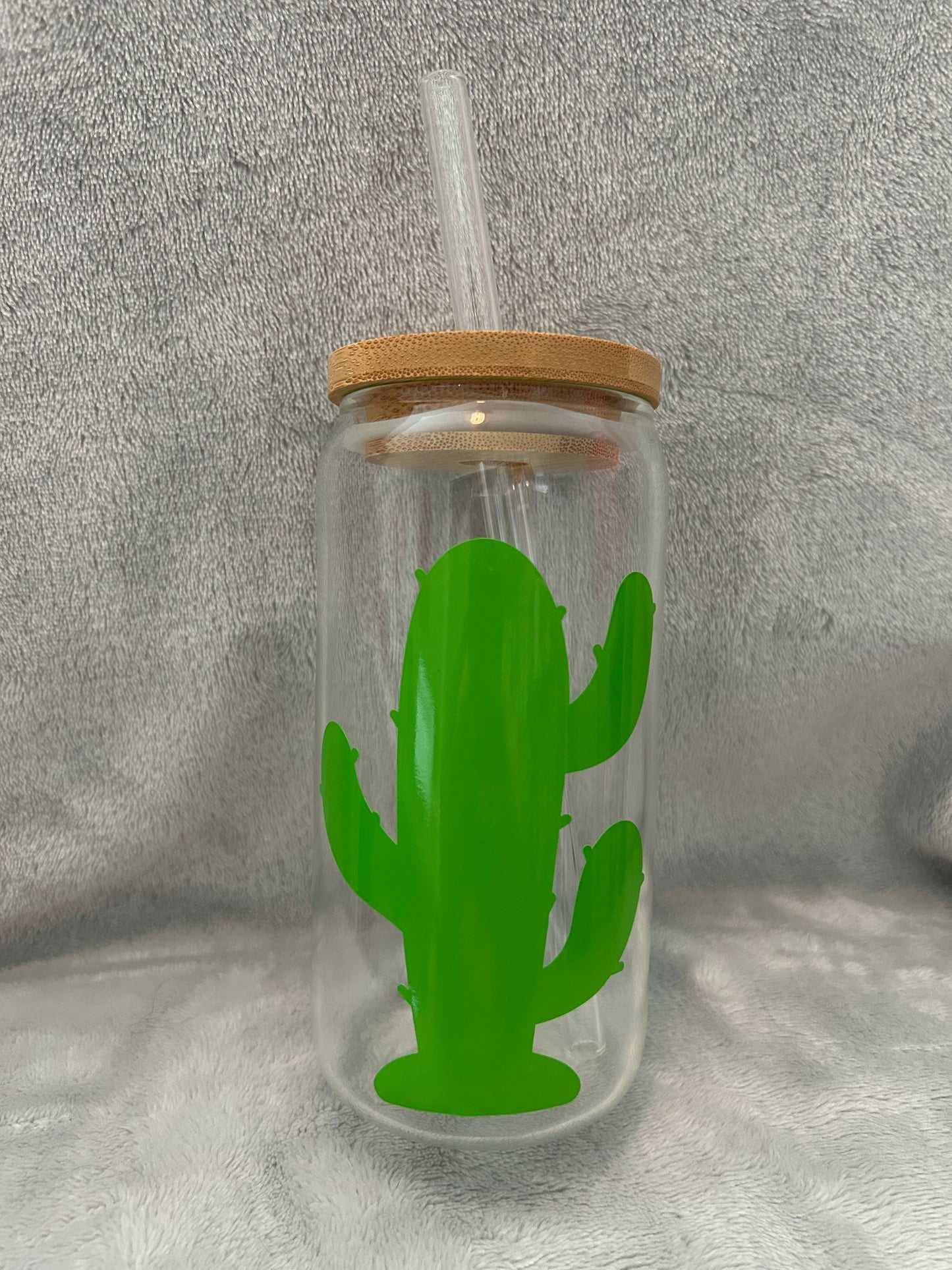 Cactus 16 oz Libby glass