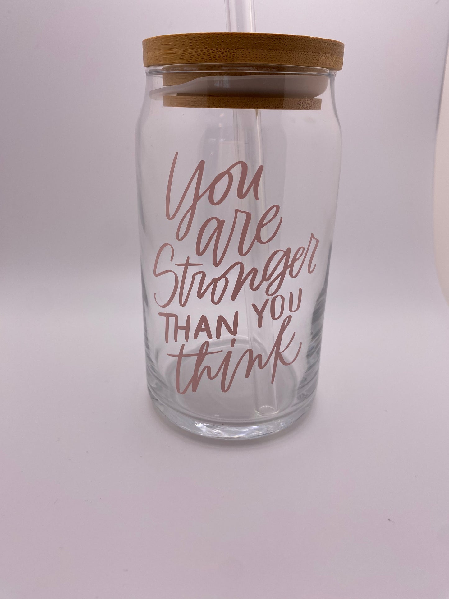 You are stronger than you think.  16 oz Libby Cup/libby glass