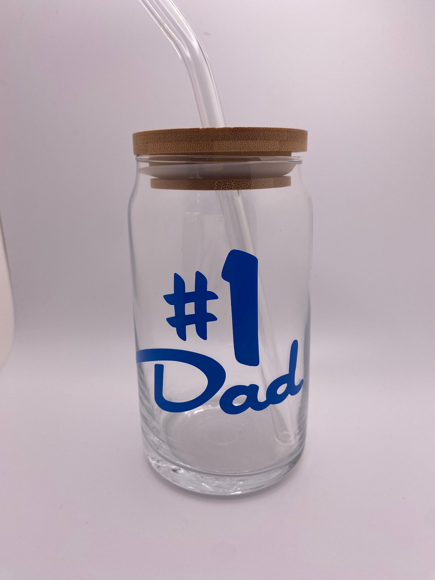 #1 dad 16 oz Libby Cup/libby glass