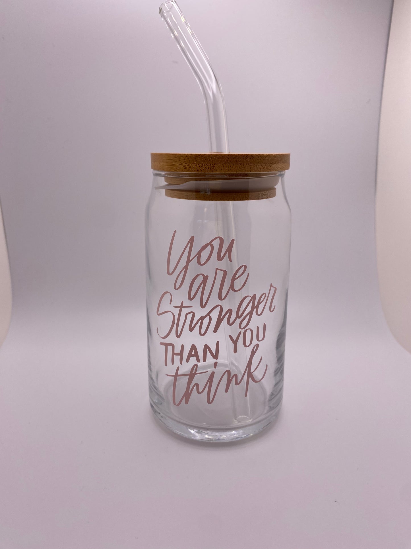 You are stronger than you think.  16 oz Libby Cup/libby glass