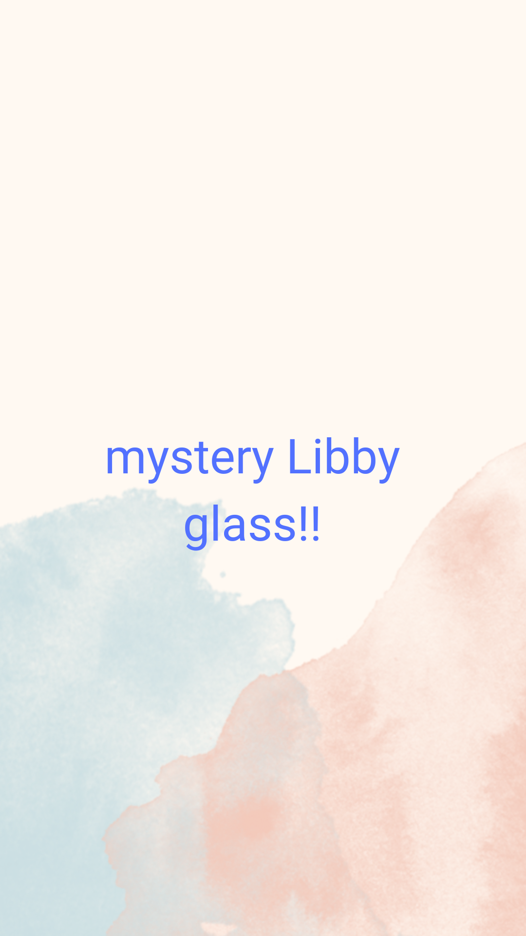 Mystery Libby glass! With lid and straw.