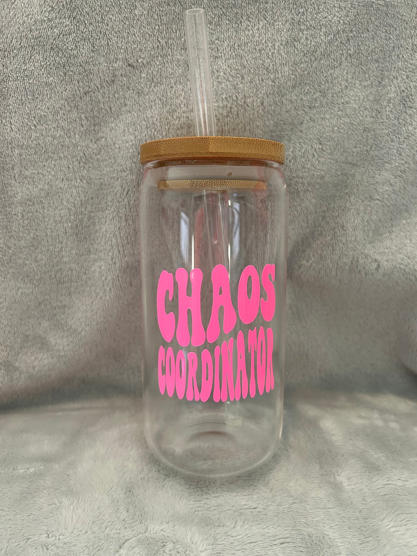 Chaos coordinator 16 oz Libby glass