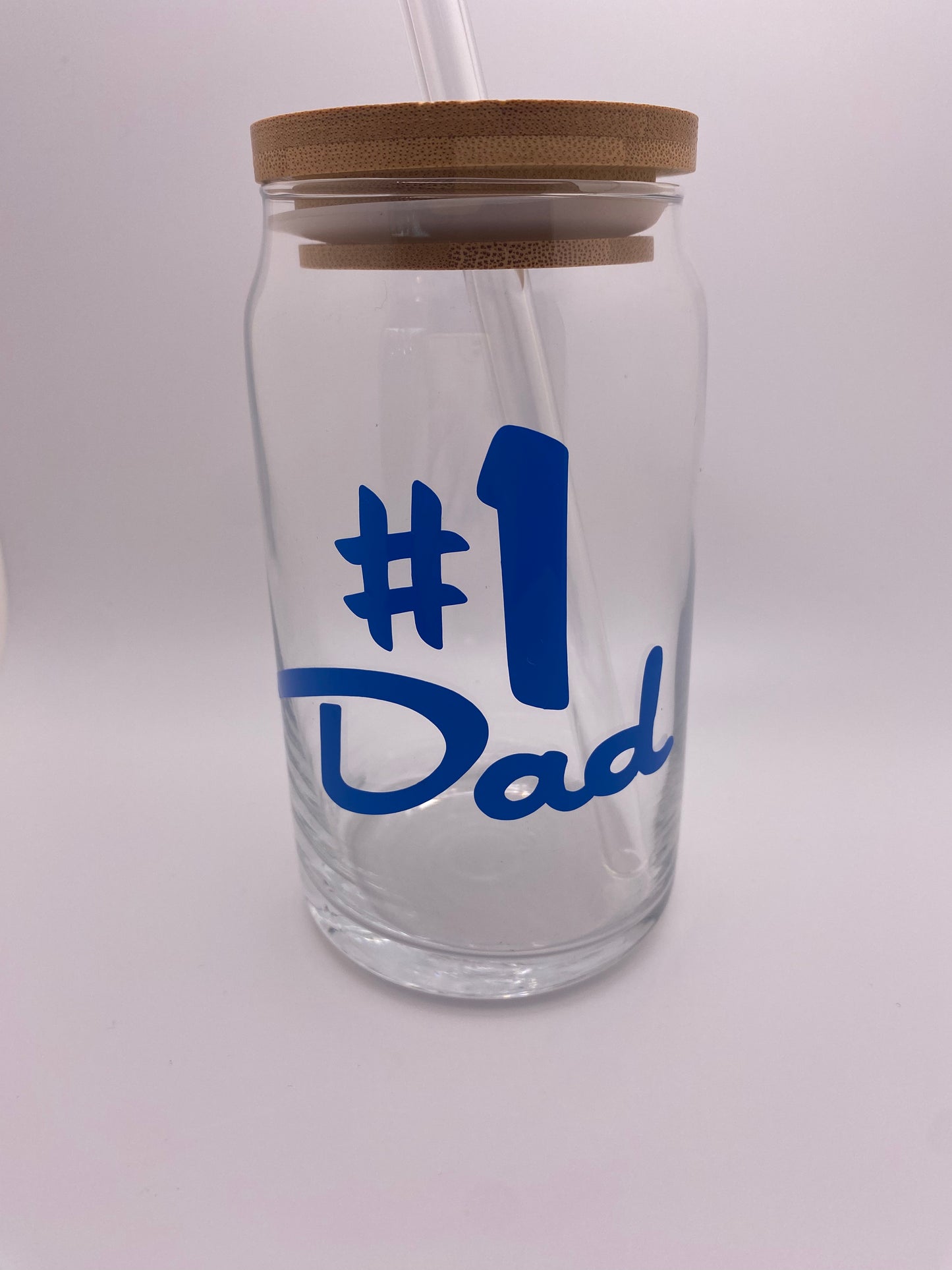 #1 dad 16 oz Libby Cup/libby glass